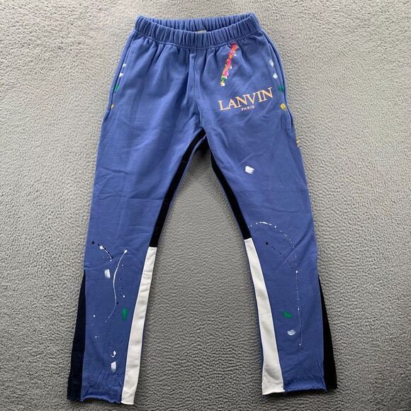 Gallery Dept x Lanvin Sweatpants Womens Large Unisex Paris Blue Black White
